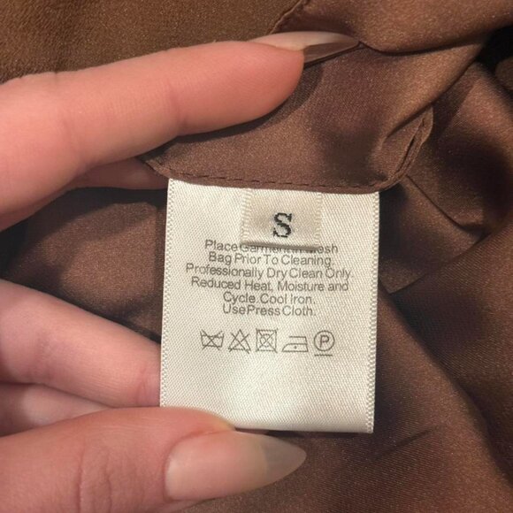 Mirror Palais Women's Brown Skirt - Picture 5 of 6